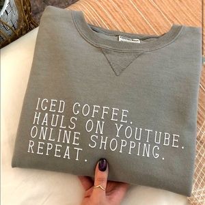 Get Ready With Me Crewneck Pullover